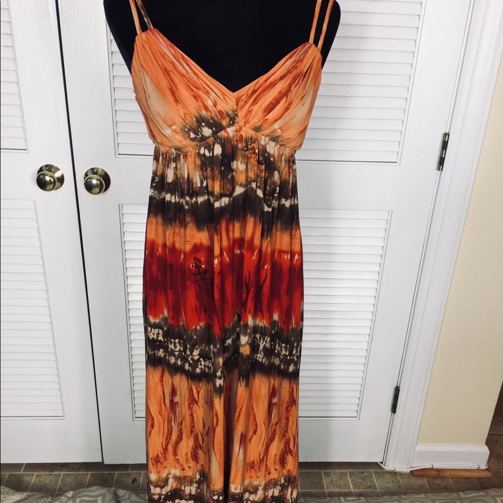 EUC, maxi sundress, Oleg Caccini